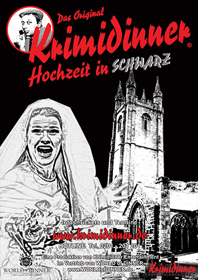 Krimidinner - Hochzeit in Schwarz